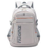 佐奴（ZUONU）初中生书包女生2025新款中学男生大容量高中生轻减负护脊简约背包 冰川银【初中-高中适用】