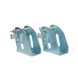 缪师傅平板车折叠把手配件底座手推车加厚三角盒拉手固定锁扣推货车配件 带孔加厚3mm底座