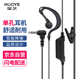 豪艺（HOOYE）HY-32A对讲机耳机 耳麦适配海能达G32/G36/PNC380/PNC550对讲机单孔3.5毫米