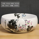 裕轩堂水仙花盆陶瓷创意大号无孔铜钱草碗莲睡莲多肉小水培容器一叶莲 水培花盆（5号） 大