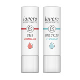 Lavera德国拉薇进口天然有机润唇膏lip balm 补水保湿男女士孕妇可用 红石榴+零敏感