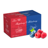 京鲜生 红树莓+蓝莓组合装（红树莓4盒+蓝莓4盒装大果）水果礼盒