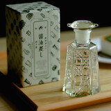 MOKUSHIN日本进口Hirota广田硝子一滴不漏酱油瓶复古手工日式家用玻璃油瓶 复古酱油瓶 龙目