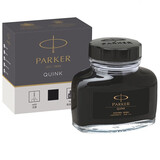 派克（PARKER）墨水 派克钢笔水不堵塞笔尖 非碳素墨水迷你小墨水 【纯黑色-57ML】