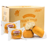 三辉麦风 法式香奶面包散装整箱小包装全麦风味面包早餐休闲零食 法式面包2kg