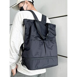 法德陆（fadelu）双肩托特包男头盔拎包旅行可单两用男士背包女大容量单肩书包肩包 weitaiao254黑色