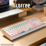 洛斐（LOFREE）小翘机械键盘100键豆腐色可爱猫咪键帽自选版套装笔记本电脑平板ipad适用