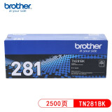 兄弟原装TN-281粉盒/285/3150/9020/9140CDN/9340CDW打印机黑色硒鼓 (黑色)TN-281 BK 打印机 墨粉盒 墨盒