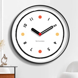 BBA挂钟创意卡通钟表可爱家用客厅儿童房挂墙时钟 数字漫画 12英寸 