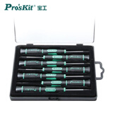 宝工（Pro'skit) SD-081A 7件套绿黑十字/一字精密起子组