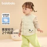 巴拉巴拉宝宝童装羽绒服马甲外穿2025冬装宝宝背心加厚保暖萌209425101201