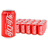可口可乐可口可乐 可口可乐碳酸饮料 330mL*24罐