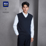 海澜之家针织背心男轻商务经典系列纯羊毛背心男春秋HNZGW3W001A