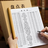 ujia 记账本商品库存盘点表记工簿建筑工地员工出勤记录本员工工薪资发放明细流水表单 3本装