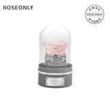 ROSEONLY诺誓星座独角兽抱抱龙永生花玫瑰花音乐球送女友生日情人节礼物 处女座-音乐球-钟罩-守护色