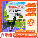 新黑马阅读 语文课外阅读训练小学六年级A版 小学语文课外阅读理解专项强化训练阅读理解答题模板技巧练习册必刷题  语文课外阅读理解