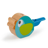 Hape早教儿童鹦鹉小鸟口哨卡祖笛小火车亲子互动玩具男女孩节日礼物 蓝绿色小鸟口哨 E0472