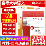 自考教材04729大学语文自考教材+自考通试卷附串讲小册子（套装共2册）