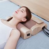 佳奥 颈椎枕加热艾草按摩仪 富贵包反弓睡眠颈枕石墨烯电动按摩枕头