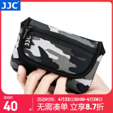 JJC 相机内胆包 收纳保护套 适用于索尼ZV-1F黑卡7代RX100M7 M6 M5A理光GR3X GR3 HDF佳能G7X3 G7X2 迷彩灰