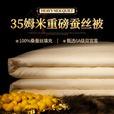 出口6A级100%桑蚕丝被黄金丝真丝提花被芯春秋被夏凉被冬被子定制 【6A级黄金桑蚕丝-可定制规格】 220*240cm【六斤-冬季款】
