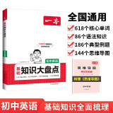 一本初中英语基础知识大盘点 2025同步教材思维导图串记七八九年级期中期末中考总复习速查速记背记手册