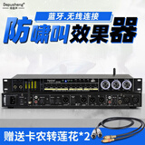 depusheng 得普声REV3800前级效果器防啸叫KTV舞台家用卡拉OK混响音频处理模拟均衡K歌智能 REV3800专业防啸叫KTV效果器