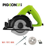 PIGEONPIGEON电圆锯手提锯迷你电锯多功能切割机木工电动工具家用圆盘锯 4寸电圆锯+1片金田40齿锯片