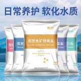 YEE海盐杀菌盐水族观赏鱼鱼缸专用盐杀菌抗菌盐净水通用鱼盐水质消毒 【天然矿物海盐500克】4发5