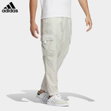 阿迪达斯 （adidas）NEO男裤 秋季运动裤休闲裤舒适透气宽松直筒长裤 HD4645 HM7429 L