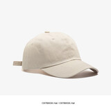 圣丹美冬帽子男潮户外棒球帽通用春夏季防晒遮阳帽太阳帽女韩版运动嘻哈钓鱼鸭舌帽棉学生纯色秋冬季四季 米色