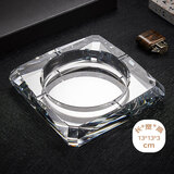 侑家良品水晶多棱角烟灰缸 客厅办公室桌面摆件 13cm