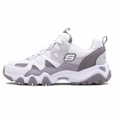 SKECHERS斯凯奇怪兽甜心熊猫鞋休闲运动鞋时尚老爹鞋女 99999693/WGY 白色/灰色 37