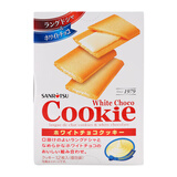 三立（Sanritsu）巧克力抹茶夹心饼干 日本进口 办公室点心下午茶零食 白巧克力味78g