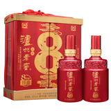 泸州老窖 八年窖头曲 品藏礼盒 浓香型白酒 52度 500ml*2瓶