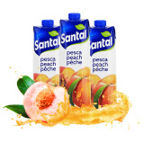 圣涛（SANTAL）意大利原装进口帕玛拉特桃汁1L*3瓶果汁饮料果蔬汁聚会好礼