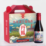 丹鳯大芳【中华老字号】百年丹凤传统红葡萄酒 国产红酒 果香纯葡萄酿 精美小瓶甜红180ml*6瓶