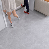 恒踏（HENGTA） 水泥地面地板革家用pvc加厚防水地板贴塑料地胶垫塑胶地贴地板毯 惠家布朗灰瓷砖