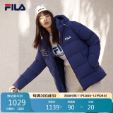 FILA 斐乐官方男子羽绒服冬季时尚休闲连帽保暖上衣外套