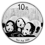 金永恒 2000年-2025年熊猫银币含银量99.9%银 熊猫币纪念币 2013年熊猫银币1盎司单枚