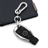 迪加伦 汽车钥匙扣 金属 车用锁匙扣环 男士 奔驰大众宝马奥迪路虎凯迪拉克别克福特丰田现代 银色