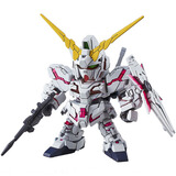 万代（BANDAI）SD 高达SDEX 拼装模型玩具 8cm SDEX05 独角兽毁灭模式