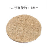 哲明 手工丝瓜络垫丝瓜垫紫砂壶垫养壶茶壶垫隔热垫茶杯垫茶具配件 大号12厘米（单片）