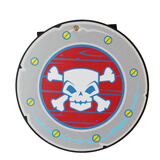 孩子宝贝 儿童仿真玩具eva泡沫刀剑男孩战士宝剑勇士盾牌儿童玩具刀礼物 海盗盾新款