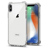 SPIGEN 适用于苹果XS 保护套新款透明全包防摔iPhone XS手机壳软X手机套 加强莹透水晶款