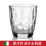 BORMIOLI ROCCO 波米欧利意大利进口玻璃杯啤酒果汁杯喝水杯果汁杯钻石创意杯子 透明色305ML（1只）