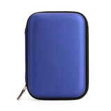 JIXINI纪希尼wd西数移动硬盘包保护套2.5英寸防震包移动电源包数码包希捷东芝 蓝色