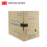 日线（NISSEN） nipponseisen日线六类非屏蔽千兆网线纯铜彩色监控机房 灰色(GY) 300米装