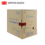 日线（NISSEN） nipponseisen日线六类非屏蔽千兆网线纯铜彩色监控机房 红色(RD) 100米装