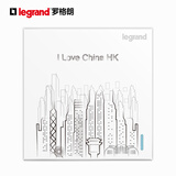 罗格朗（LEGRAND）开关插座面板电工电料仕典系列特色儿童卡通趣味开关面板清单报价 S2城市一开双控